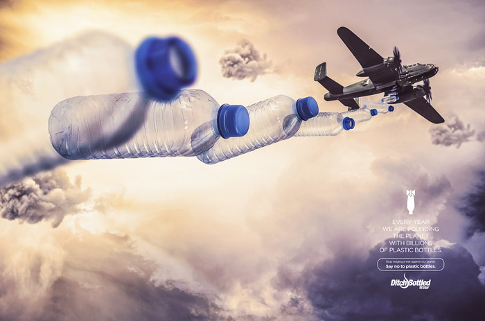 Ditch Bottled Water系列宣传公益广告设计欣赏