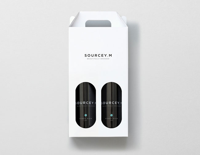 国外Sourcey.M精品店品牌形象vi设计