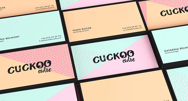 国外品牌Cuckoo Cidre果酒瓶贴设计欣赏