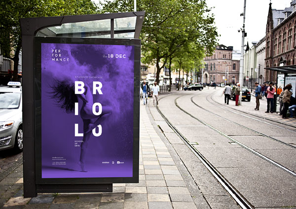 国外Briolo舞蹈艺术学院系列海报设计欣赏