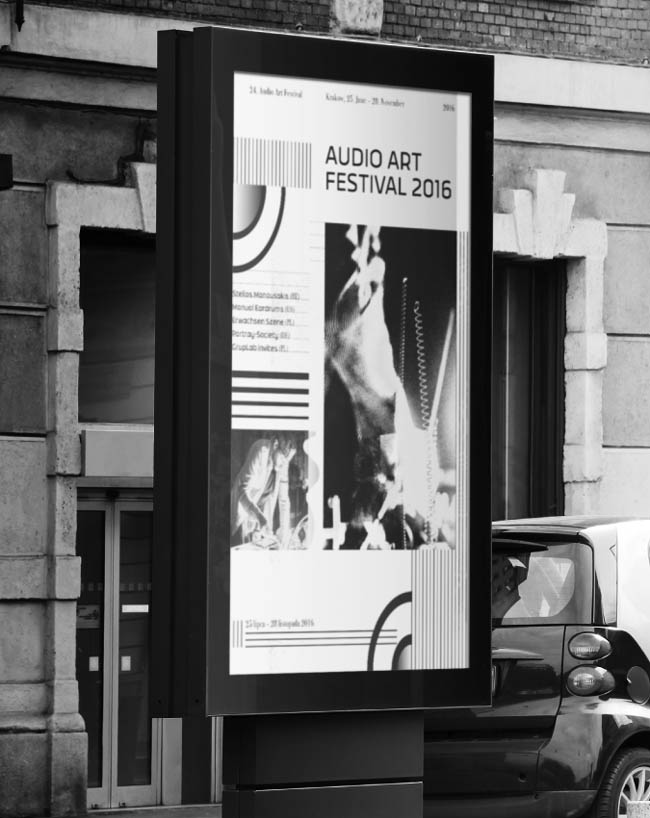 波兰 Audio Art艺术节视觉设计欣赏