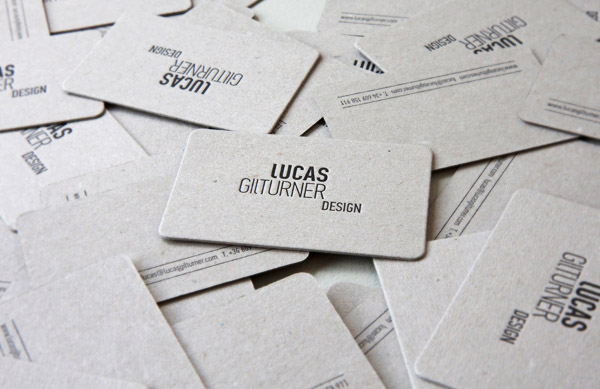 Lucas GilTurner工作室名片设计赏析