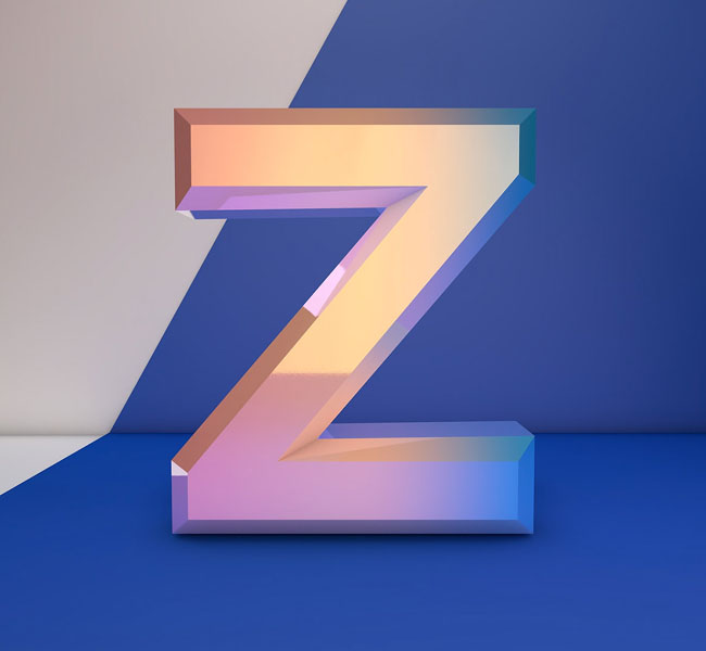国外设计师Anna Zinovieva创意立体字母设计