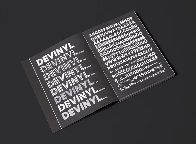 国外《Devinyl》镂空类创意书籍设计