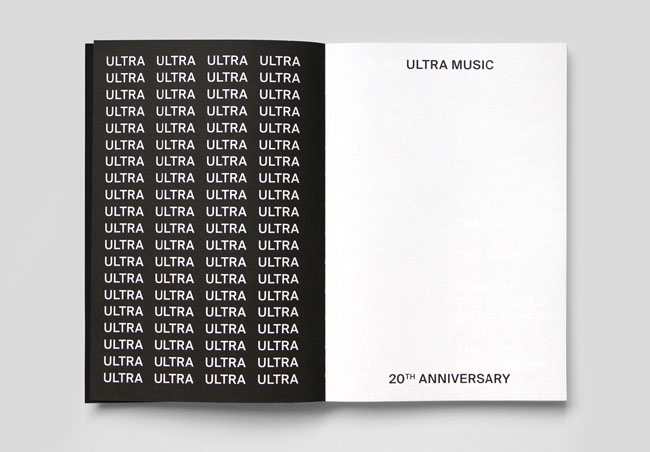 国外Ultra Music二十周年出版物设计