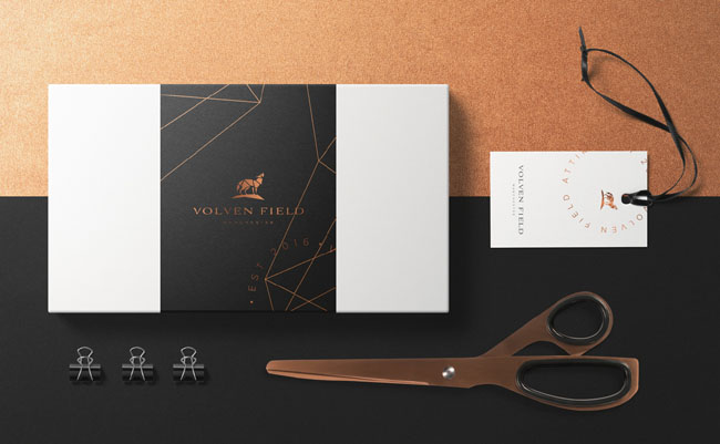 国外设计师Volven Field服装定制品牌VI设计
