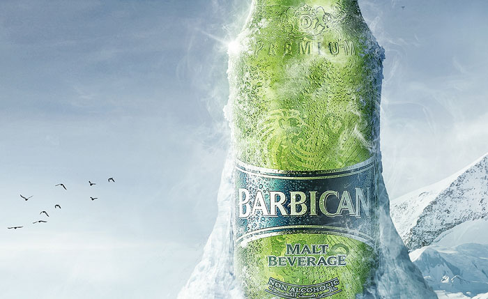 国外Barbican啤酒系列数码平面广告设计欣赏