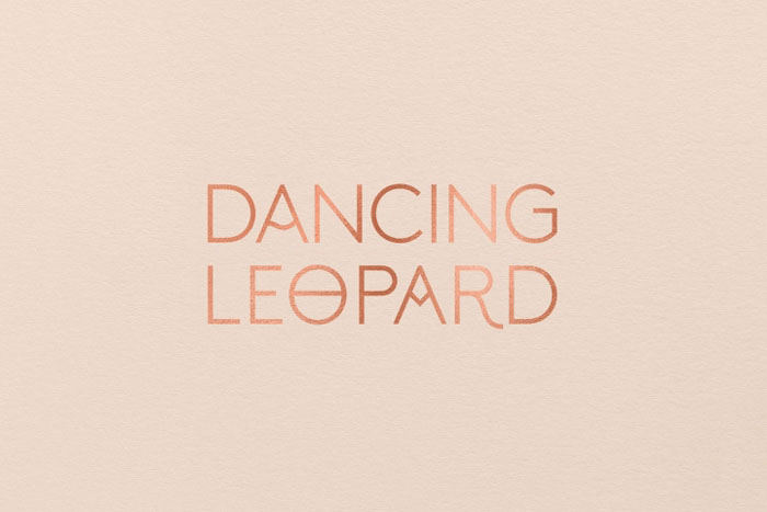 国外精细的Dancing Leopard女装品牌形象VI设计欣赏