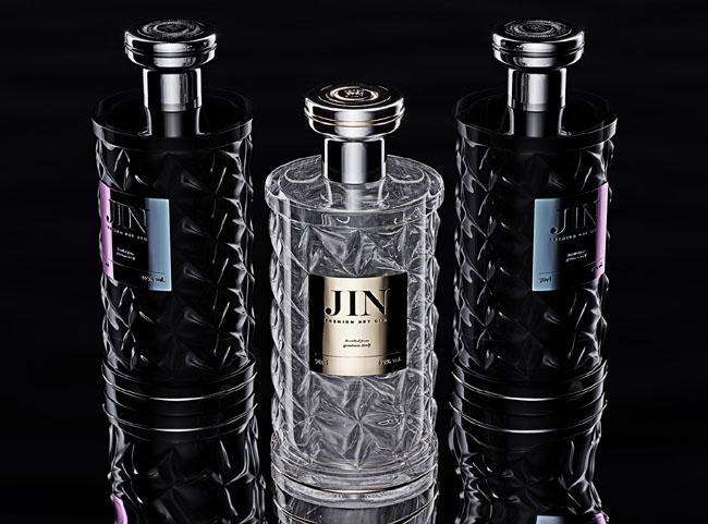 国外GIN JIN酒概念包装设计欣赏