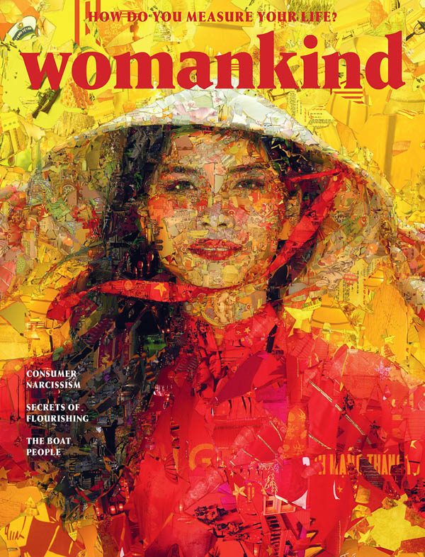 国外《Womankind》女性杂志三周年12期封面设计（一）