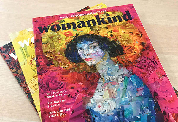 国外《Womankind》女性杂志三周年12期封面设计（一）