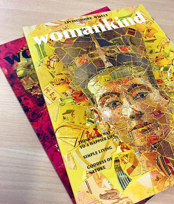 国外《Womankind》女性杂志三周年12期封面设计（一）