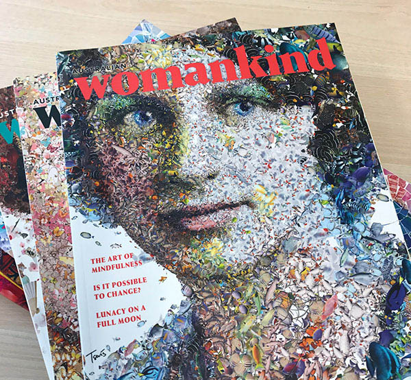 国外《Womankind》女性杂志三周年12期封面设计(二)