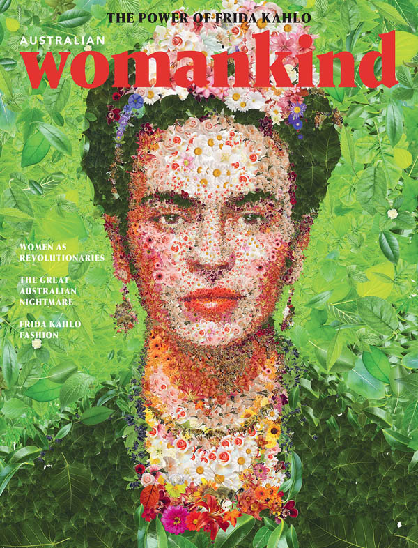 国外《Womankind》女性杂志三周年12期封面设计(二)