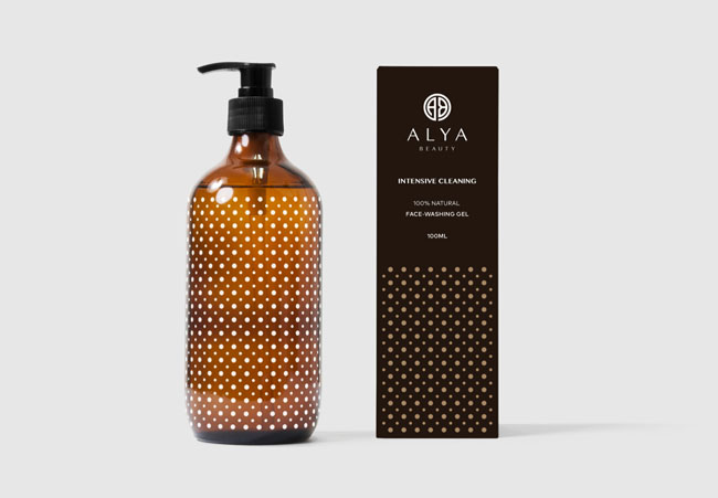 国外ALYA化妆品品牌形象VI设计欣赏