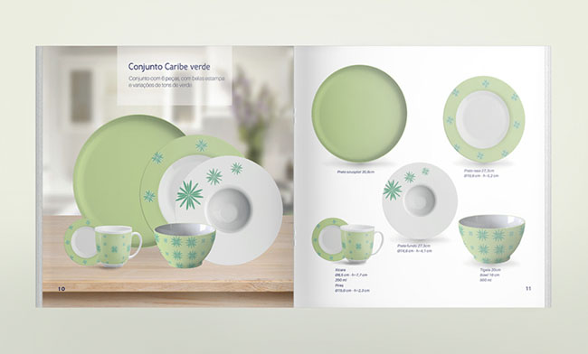 国外DZ餐具品牌产品画册设计欣赏