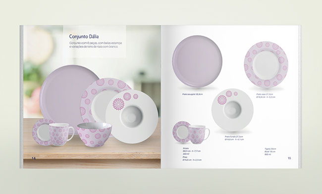 国外DZ餐具品牌产品画册设计欣赏