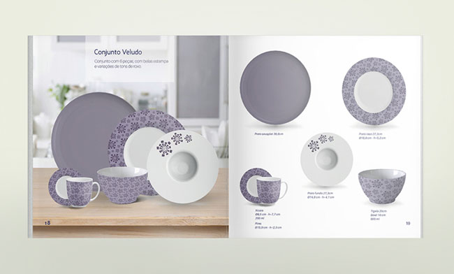 国外DZ餐具品牌产品画册设计欣赏