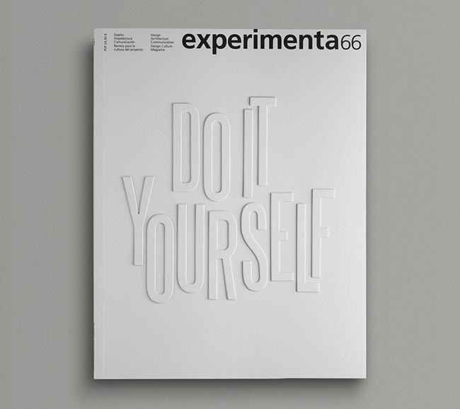 国外Experimenta 66杂志封面字体设计欣赏