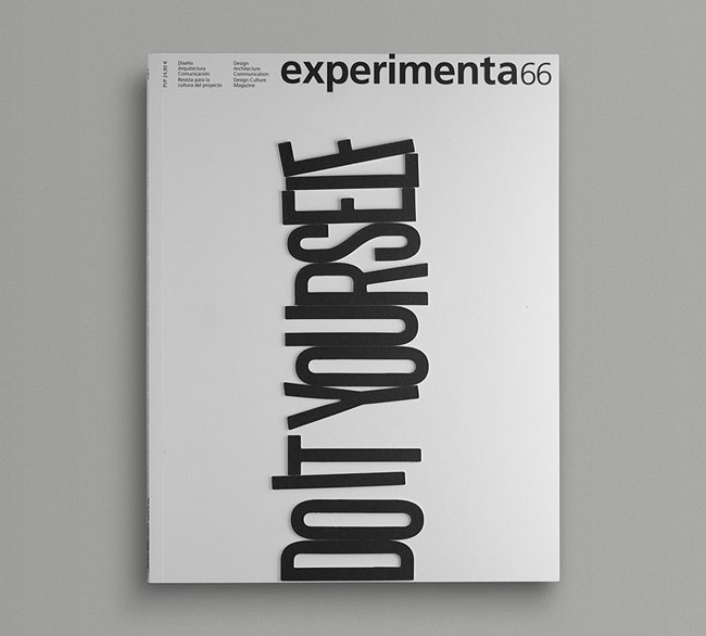 国外Experimenta 66杂志封面字体设计欣赏