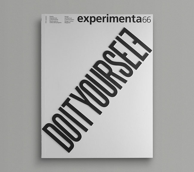 国外Experimenta 66杂志封面字体设计欣赏