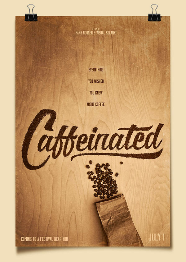 国外Caffeinated咖啡品牌VI形象设计欣赏