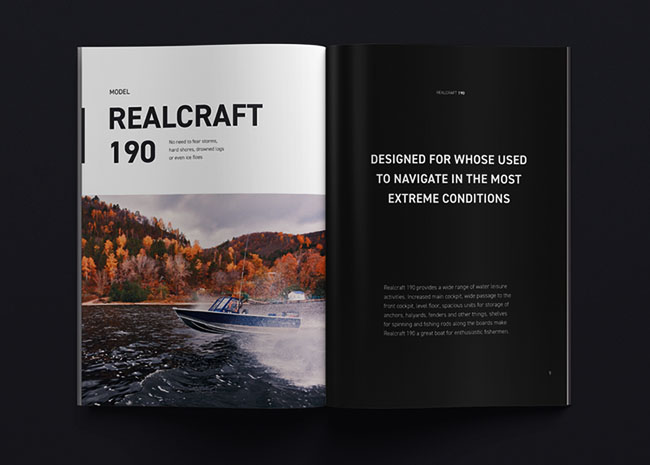 国外Realcraft摩托艇制造商画册设计作品欣赏