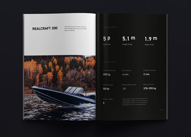 国外Realcraft摩托艇制造商画册设计作品欣赏