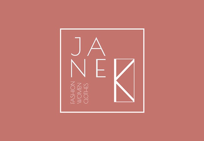 国外Jane K年青女装品牌VI设计欣赏