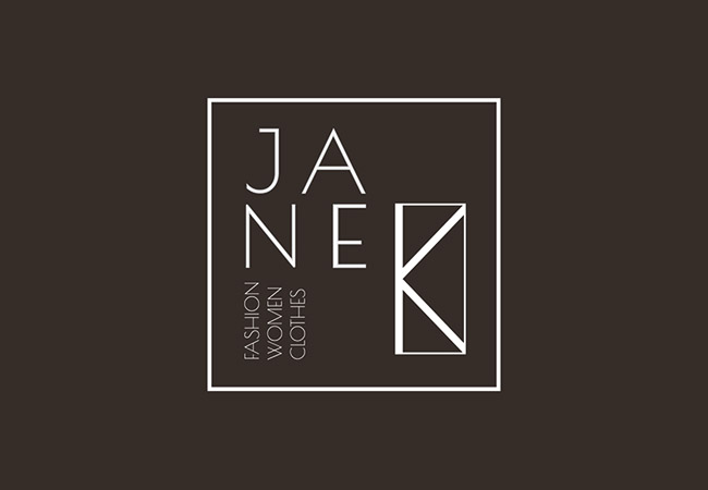 国外Jane K年青女装品牌VI设计欣赏
