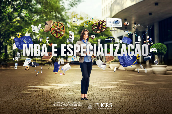 巴西PUCRS MBA培训课程宣传平面广告设计欣赏
