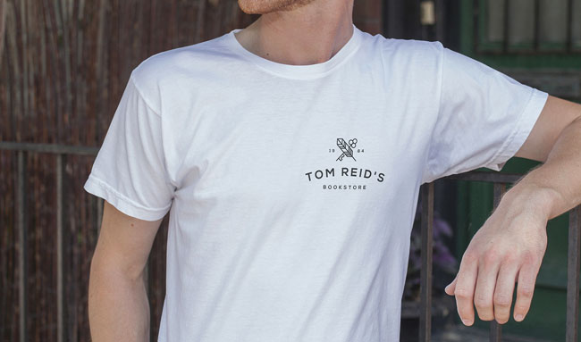国外精致秀气的Tom Reid''s书店VI设计22P