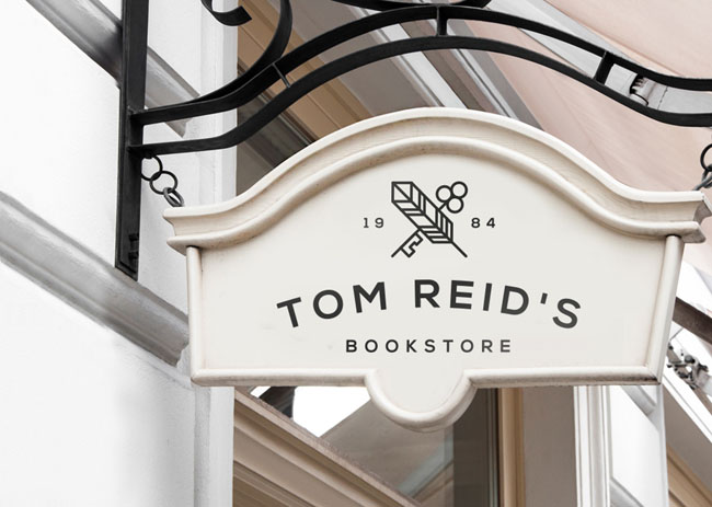 国外精致秀气的Tom Reid''s书店VI设计22P