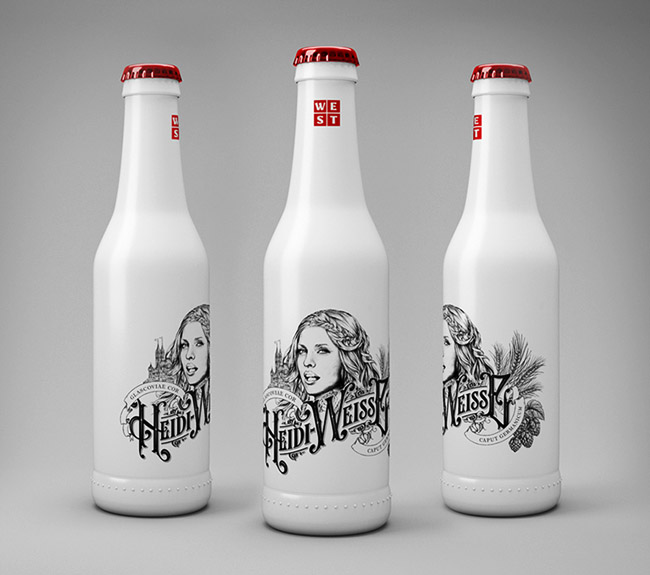 国外Heidi Weisse小麦啤酒精美包装设计作品欣赏