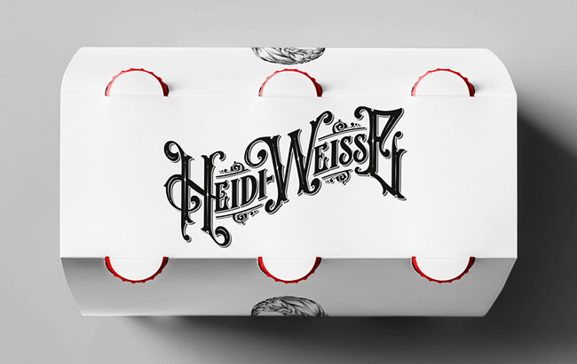 国外Heidi Weisse小麦啤酒精美包装设计作品欣赏