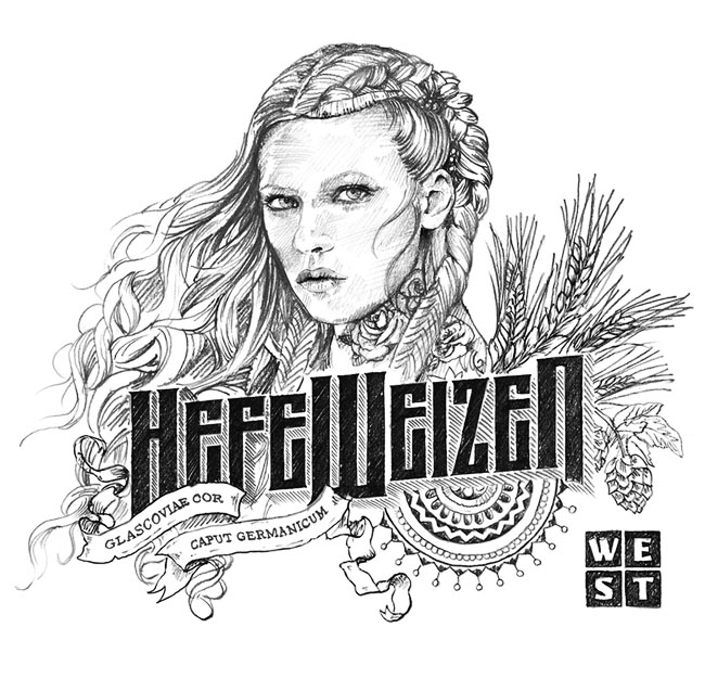 国外Heidi Weisse小麦啤酒精美包装设计作品欣赏