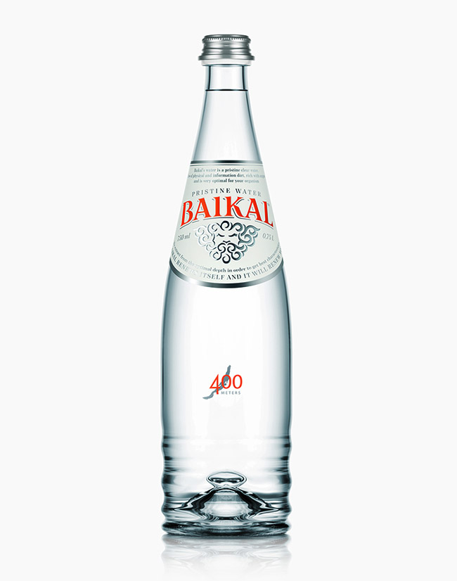国外清新亮丽的Baikal优质纯净水包装设计作品欣赏