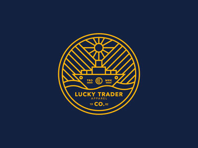 国外精美的30个以船为元素的LOGO标志设计作品欣赏