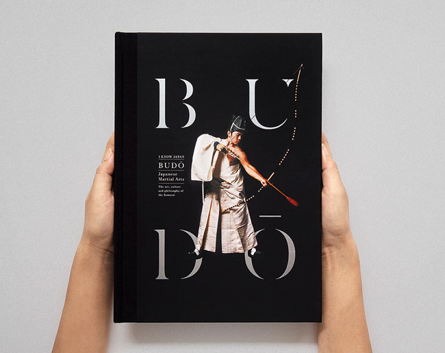 黑色风格的BUDO日本武术搏击文化书籍设计24P