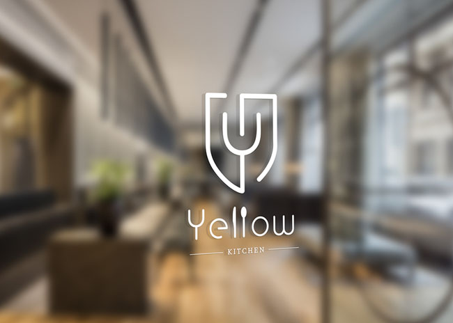 国外Yellow Kitchen餐厅品牌vi形象设计欣赏