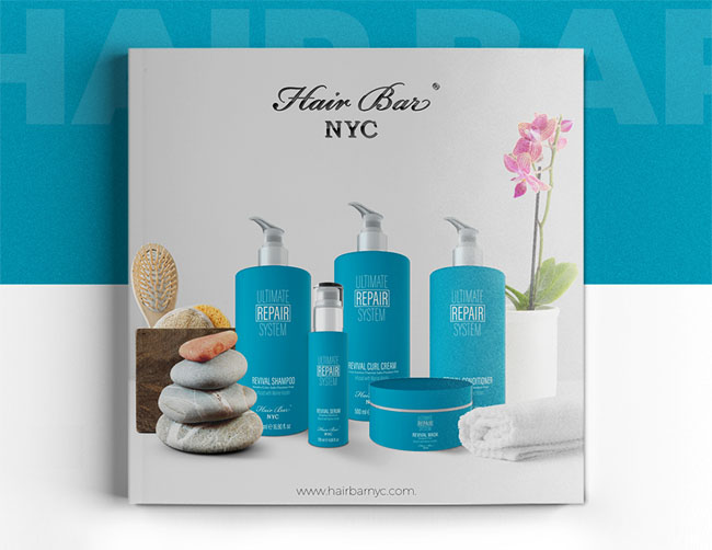 国外Hair Care NYC头发护理产品画册设计作品欣赏