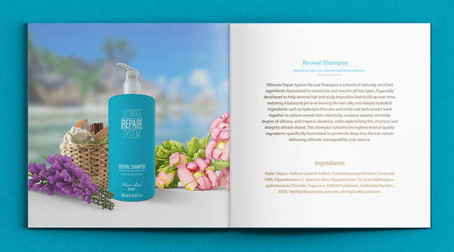 国外Hair Care NYC头发护理产品画册设计作品欣赏