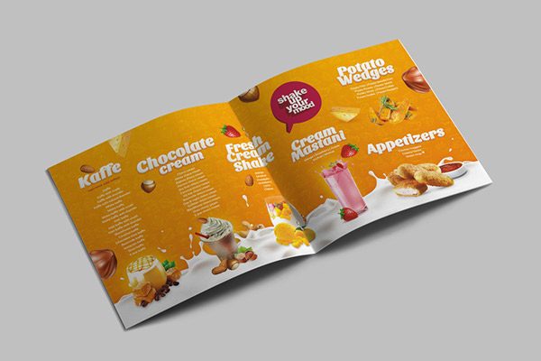 国外Chocolicious咖啡馆甜品目录画册设计