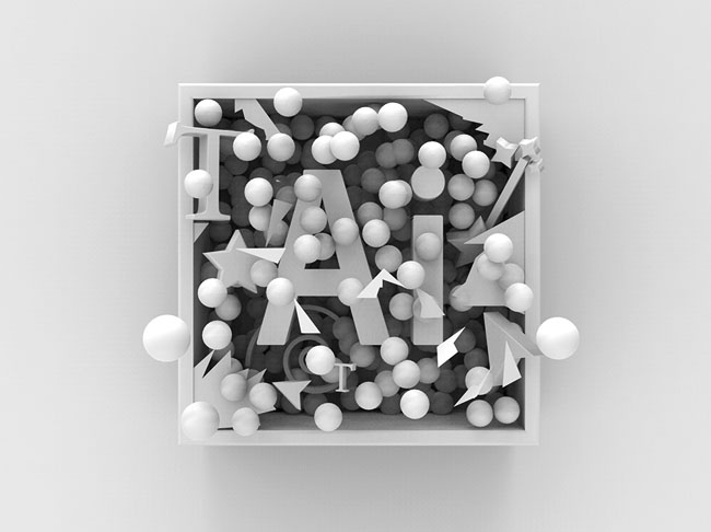 AI和PS字体缩写软件名立体字设计