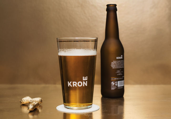 国外简约精致的Krone啤酒包装设计作品欣赏