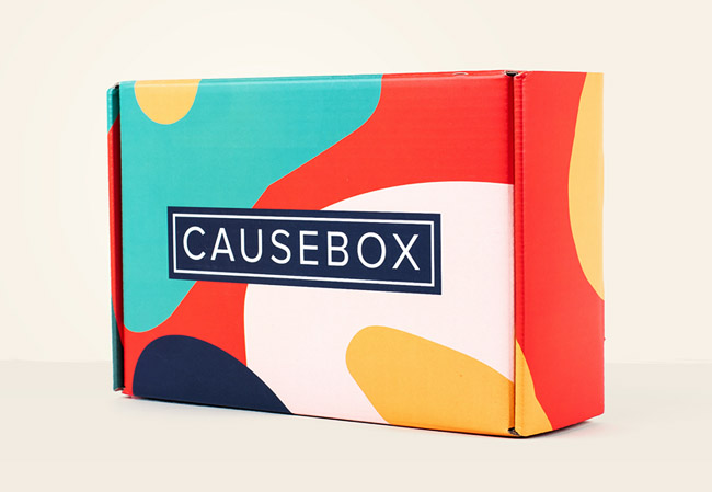 国外年轻活力的Causebox女性产品包装盒设计作品