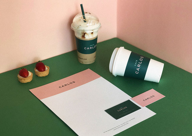 国外Cafe Carlos咖啡馆品牌基础vi形象设计欣赏