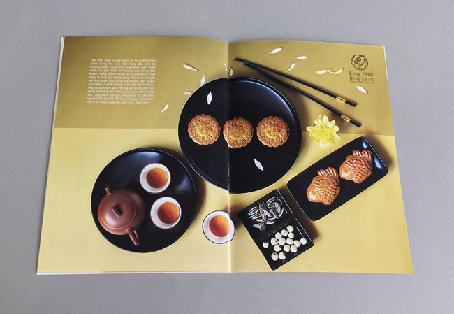 越南龙庭酒家月饼画册设计作品欣赏