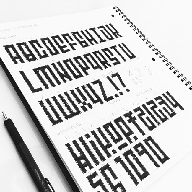 国外ESCAPE迷宫创意英文字体设计作品欣赏