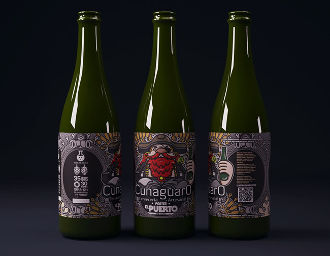 国外靓丽的Cunaguaro啤酒包装设计欣赏欣赏